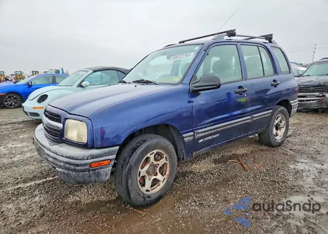 2001 Chevrolet Tracker z USA, uszkodzony, nr VIN 2CNBE13C016936808
